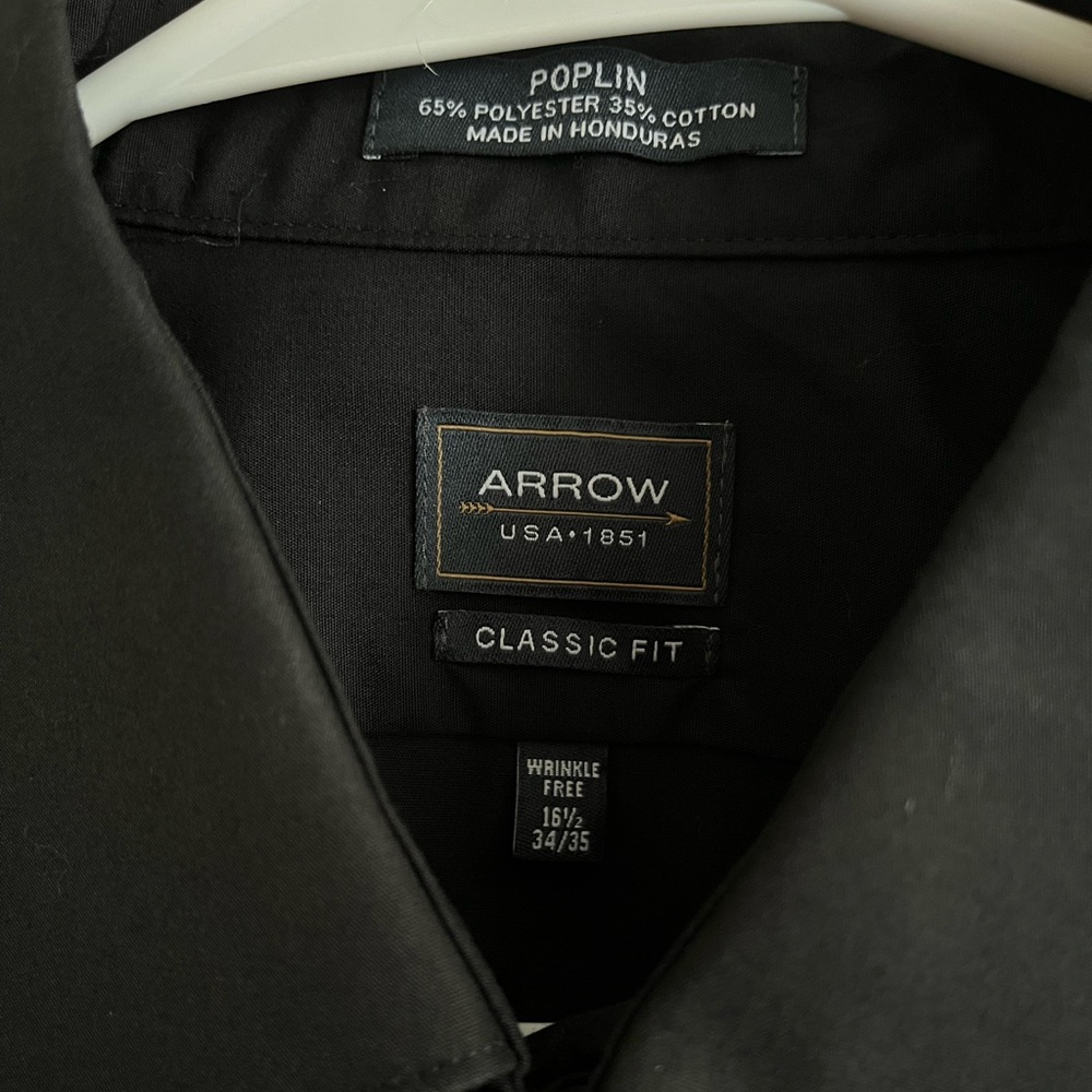 Men’s Black Dress Shirt